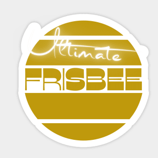 Ultimate Frisbee Sticker